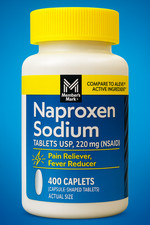 Naproxen Sodium 220mg 400 Caplets – Generic Aleve Pain Reliever & Fever Reducer
