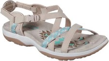 Skechers Reggae Slim Vacay Strappy Sandals, Womens Size UK 8, Taupe