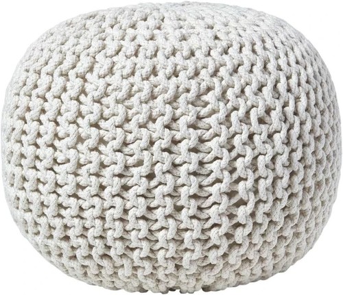 50cm knitted pouffe 100 - 50cm,