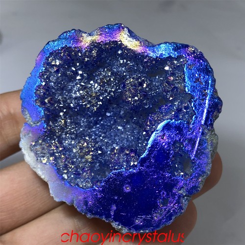 1pc rainbow agate geode