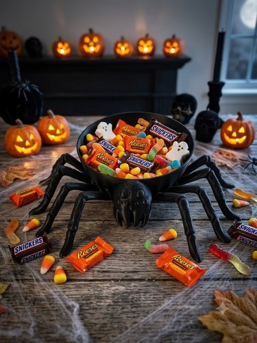 Spider sweet bowl halloween - sweet, bowl,