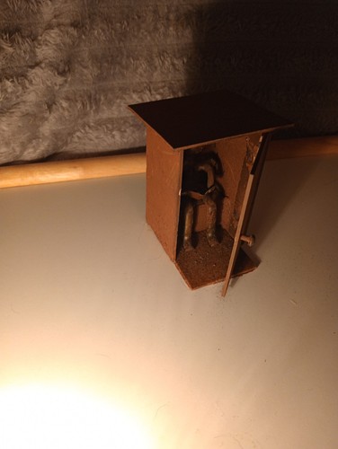 Metal outhouse - metal,