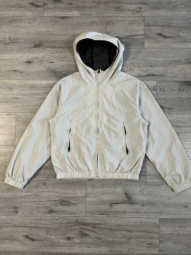 White bershka windbreaker - bershka,