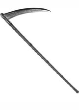 Halloween Fancy Dress Grim Reaper Gothic Cosplay Plastic Scythe