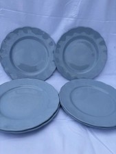 Vintage Grindley Side Plates Blue Petal Ware & Lupin Ware Set Of 6 Approx 19cm
