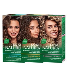 Joanna Naturia Perm Liquid Waves Strong/Delicate Effect Curly Hair Kit 2x75 ml