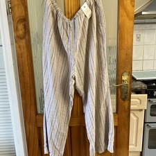 Tu Womens Linen Flare Trousers