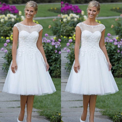 Elegant wedding dresses white - elegant,