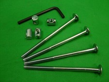 Bed / cot bolts 4 sets of M6 x
