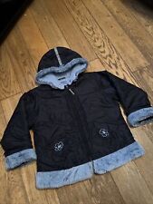 Stunning Girls Designer Pampolina Navy Winter  Padded Coat  EU 128 , 8/9 yrs
