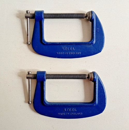 Pair record g clamps - pair,