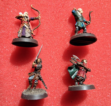 GW LOTR  Hero's of Helms Deep Aragorn, Gimli, Legolas and Haldir Metal