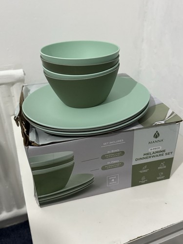 Piecemelamine dinnerware set - 8-piecemelamine,