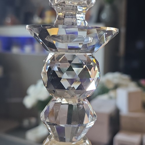 Crystal candlestick candle - crystal, candlestick/candle