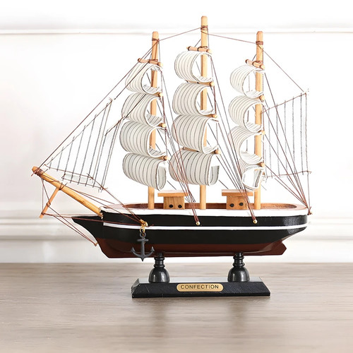 Wooden sailboat model led - sailboat,