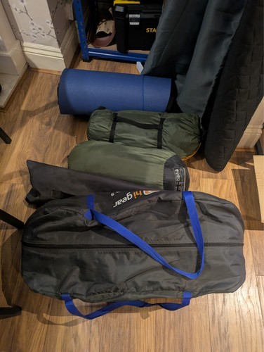 Camping gear tent - tent, bundle