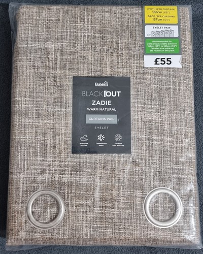 Dunelm zadie warm natural - dunelm,