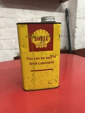 Vintage Shell Spirax Gear Oil Can Tin