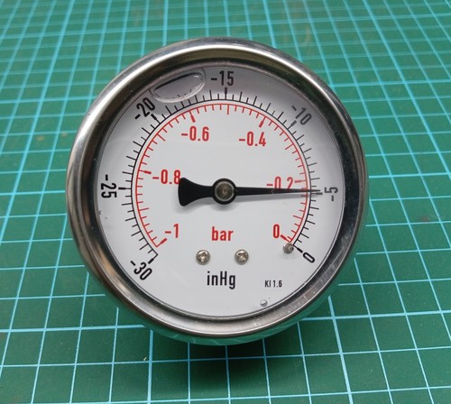 Vacuum gauge steel - gauge, s/steel