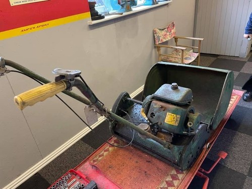 Vintage ransomes lawnmower - vintage,
