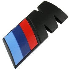 Matt Black M Sport Boot Rear Emblem Sticker Fender Badge for BMW 7.3 x 2.7cm