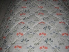 william morris bed throw 90 x 90 inches blue/grey floral