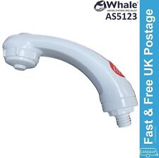 WHALE Elegance Tap Short Spout Shower White Caravan Motorhome Boat Camper AS5123