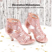 Girls Dress Pumps Low Heel