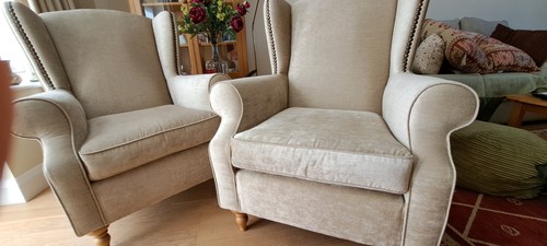Sherlock highback armchairs