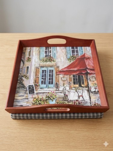 Padded lap trays - lap, of