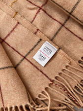 Marks & Spencer 100% Lambswool Large Fringed Throw 90" x 90"