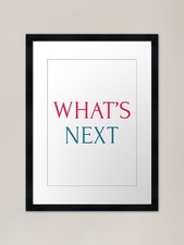 Whats Next Framed Art Print