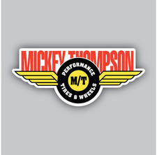 Mickey Thompson Racing Tires Vinyl Sticker/Decal -Drag -Wheels-Off-road -Vintage