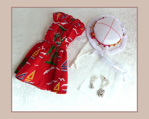 Vintage fashion doll dress - fashion,