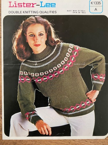 Fair isle sweater jumper - isle, dk