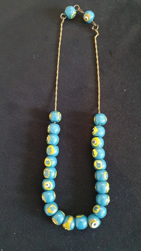 Vintage evil eye worry bead - vintage, eye,