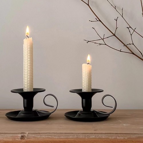 Iron candlestick stand candle - candlestick,