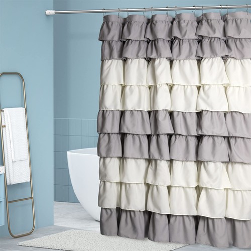 Shabby chic shower - chic, curtain