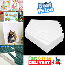 10 PCS A4 White Polystyrene Foam Boards 3mm Thick for Poster Display Model Sc...