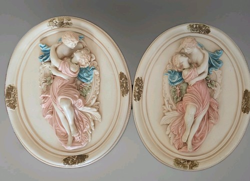 Vtg set chalkware - vtg,