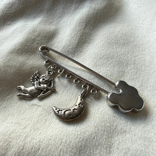 Silver charm safety - silver,