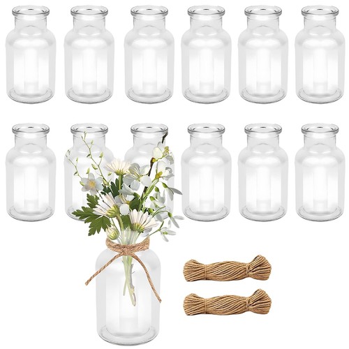 Pcs small glass bud vase - glass,