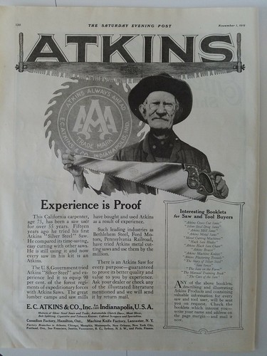 1919 atkins saw experience - 1919,