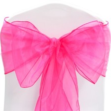 TtS Fuchsia ORGANZA SASHES
