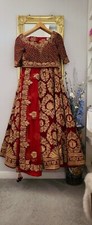 heavy embroided bridal lehenga