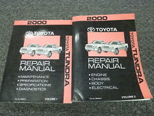 2000 Toyota Tundra Pickup Truck Shop Service Repair Manual 2 Vol Set Limited SR5