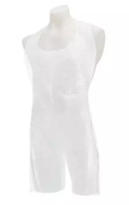 Disposable Apron Polythene Plastic Aprons on Roll White  500 pieces