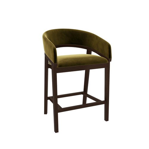 Walnut olive green velvet - &,
