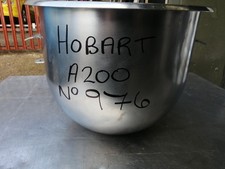 NO976 HOBART A200  20 QUART MIXING BOWL "PLEASE SEE PHOTOS OF CONDITION" "BODGED