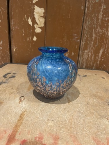 Blue studio art glass - blue,